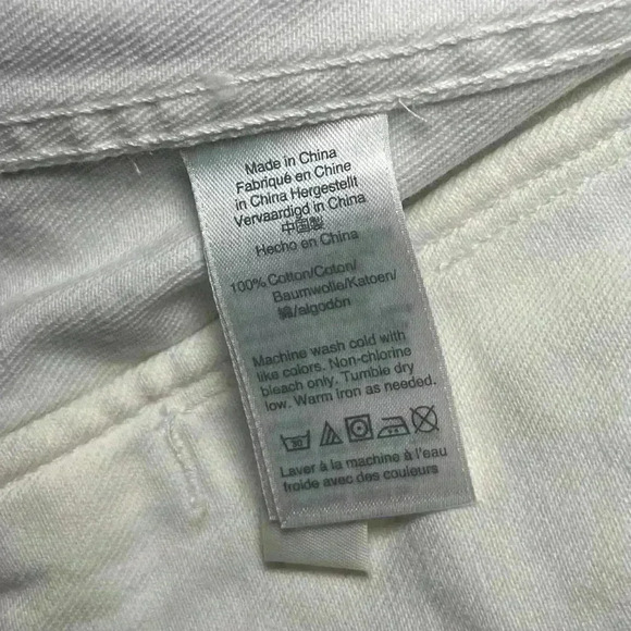 J. Crew Classic White Denim Jeans Jacket - Small - Picture 4 of 7